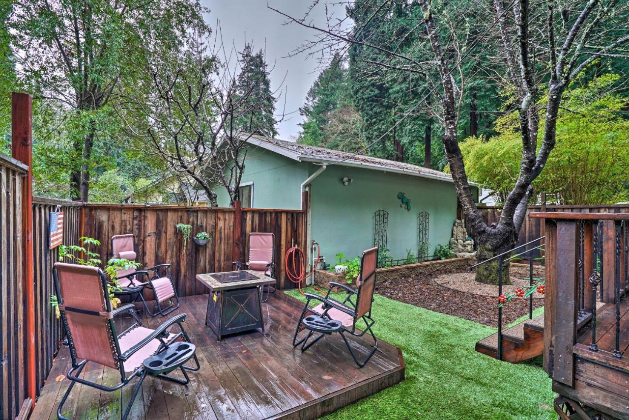 California Cottage Less Than 4 Mi To Redwood Hiking Trails Ben Lomond Kültér fotó