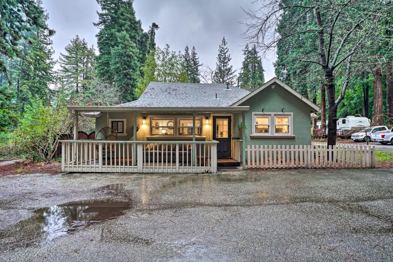California Cottage Less Than 4 Mi To Redwood Hiking Trails Ben Lomond Kültér fotó